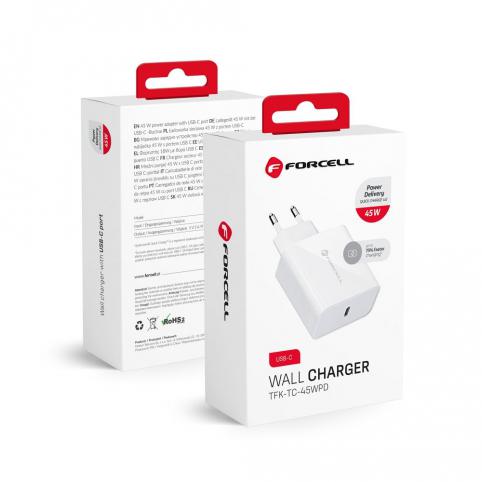 Forcell-wandladegerät mit usb-typ-c-kabel – 