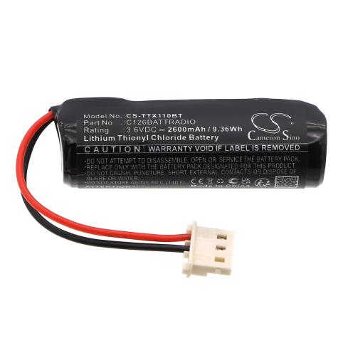 Akkus und ersatzakkus  technoalarm c126battradio tx110