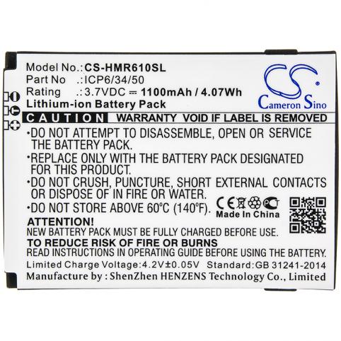 Akkus und ersatzakkus  humanware icp6 34 50 smartview versa