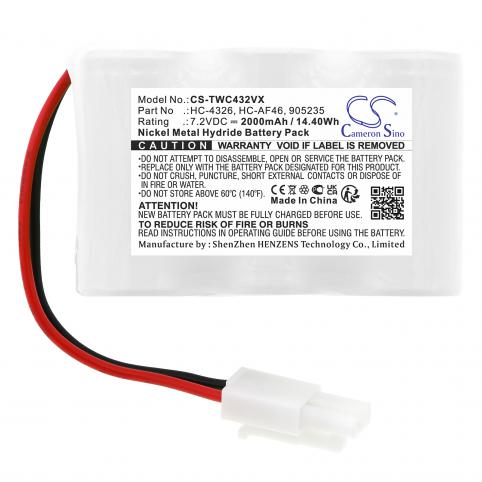 Akkus und ersatzakkus staubsauger twinbird hc 4326bl