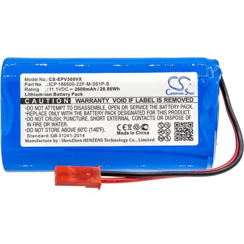 Akkus und ersatzakkus  electropan icp 186500-22f-m-3s1p-s ilive v3s