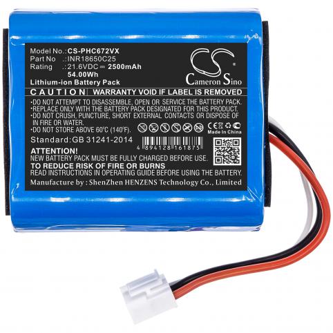 Akkus und ersatzakkus  philips inr18650c25 fc6721