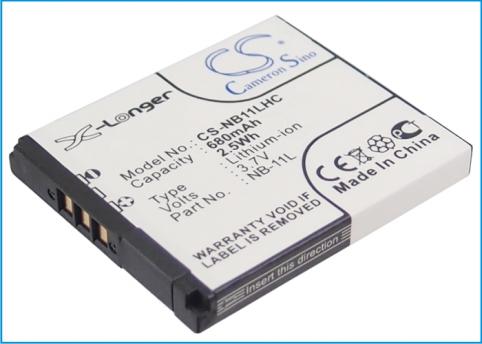 Akkus-und-ersatzakkus noir 680 mah