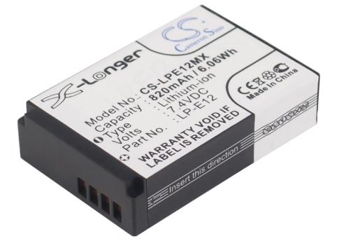 Akkus-und-ersatzakkus noir 820 mah