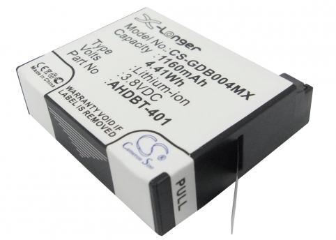 Akkus-und-ersatzakkus noir 1160 mah