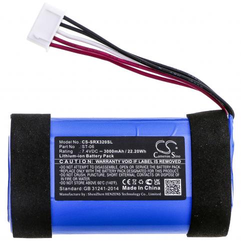 Akkus und ersatzakkus  sony st-06 srs-xb31