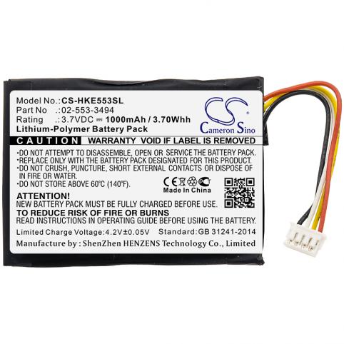 Akkus und ersatzakkus  harman/kardon 02 553 3494