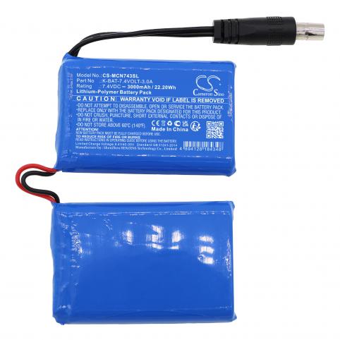 Refc akkus-und-ersatzakkus k bat 7.4volt 3.0a
