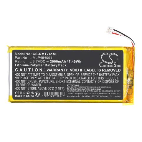 Akkus und ersatzakkus  rand mcnally mlp454094 tnd-740c