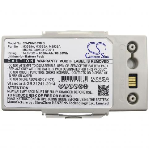 Akkus und ersatzakkus  philips m3538a defibrillator heartstart mrx