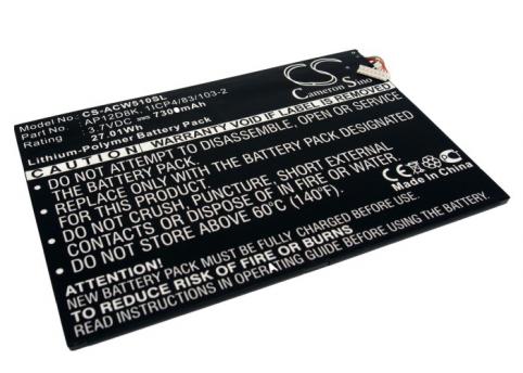 Akkus und ersatzakkus tablette acer iconia tab w510