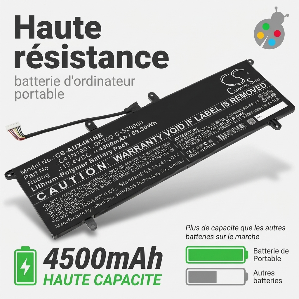 Akkus und ersatzakkus laptop asus zenbook duo ux481fl bm001t