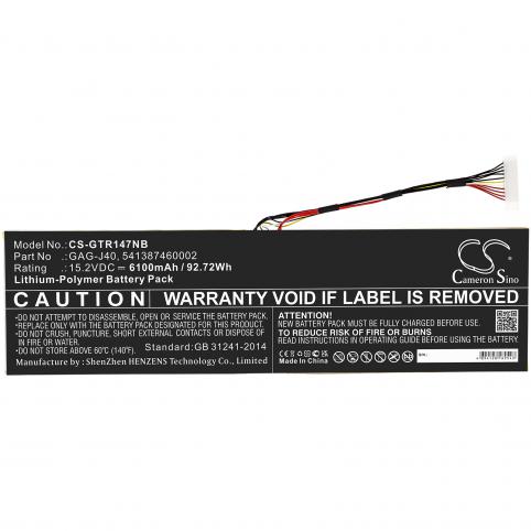Akkus und ersatzakkus laptop gigabyte aero 15s sa