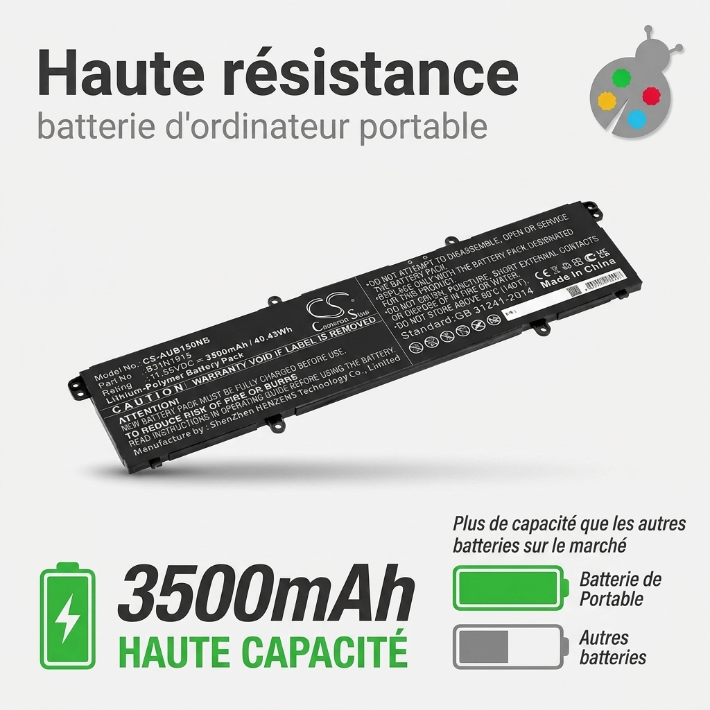 Akkus und ersatzakkus laptop asus expertbook b1 b1500ceae bq0931r