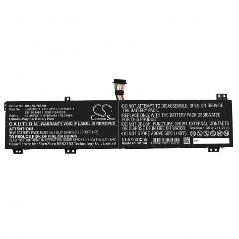 Akkus und ersatzakkus laptop lenovo legion 5 15ach 82ju00brge
