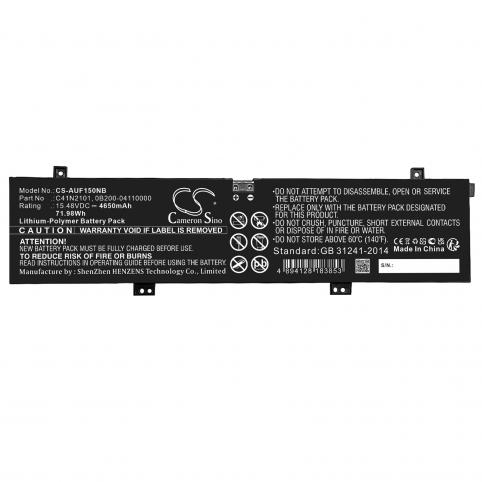 Akkus und ersatzakkus  asus tuf dash f15 fx517ze-hn046w