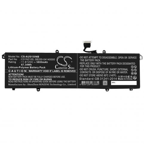 Akkus und ersatzakkus laptop asus vivobook 15x oled x1503za 0111b12500h