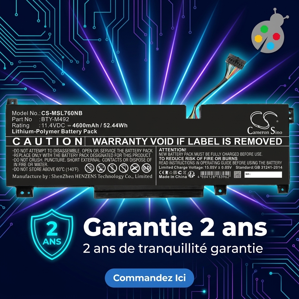 Akkus und ersatzakkus laptop msi katana gf76 12ugs 285ca
