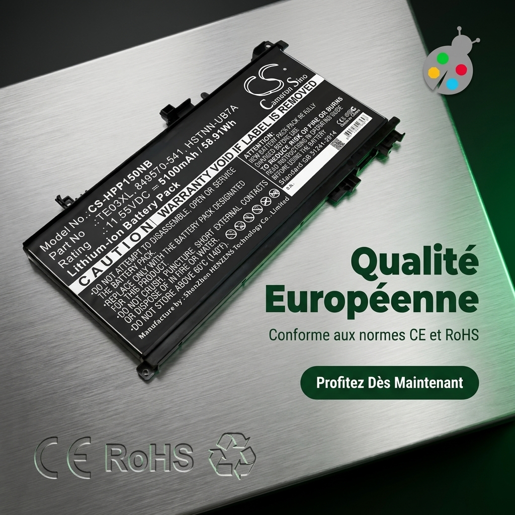 Akkus und ersatzakkus laptop hp omen 15 ax080nd