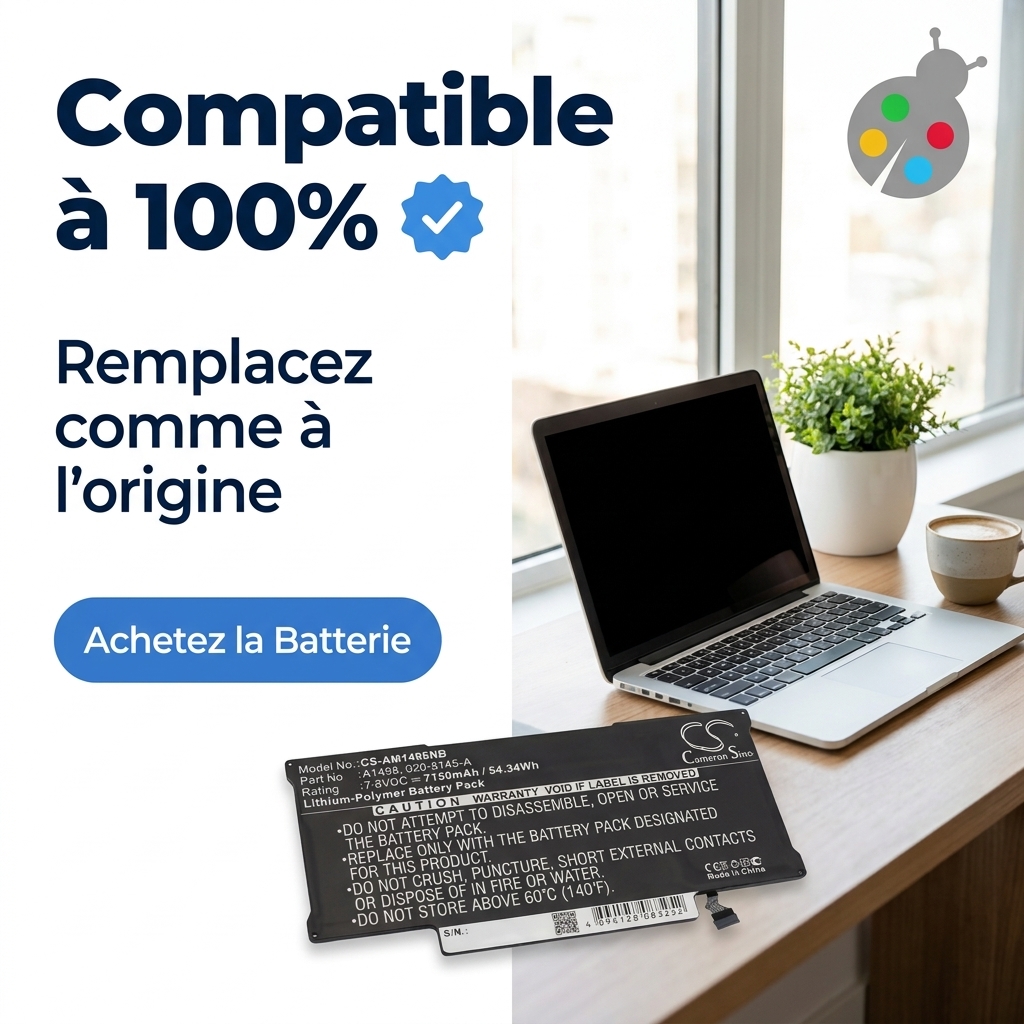 Akkus und ersatzakkus laptop  macbook air 13 début 2015