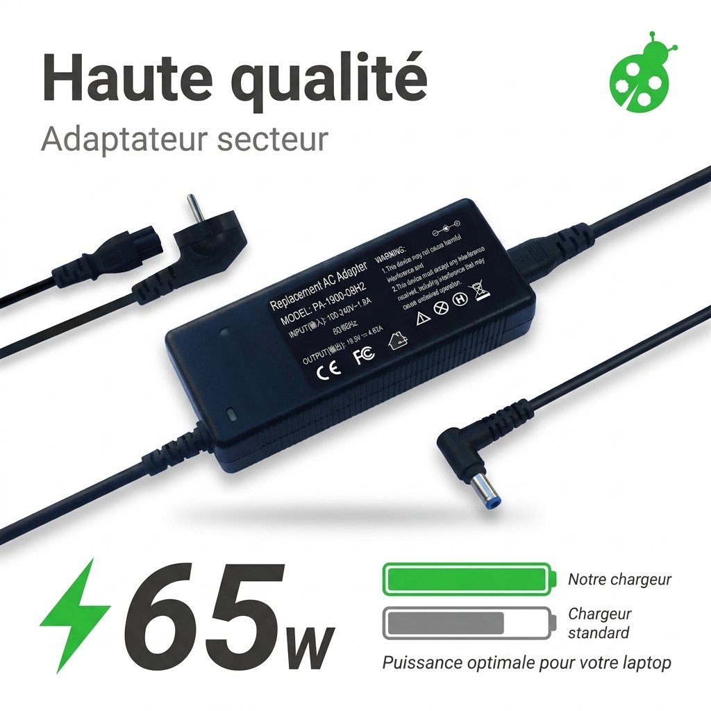 Ladegerate laptop dell inspiron 11 3000 series i3147 2500slv
