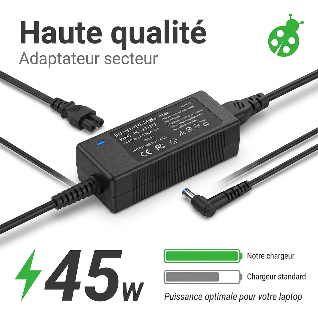 Ladegerate laptop hp  pavilion 15 p046nz