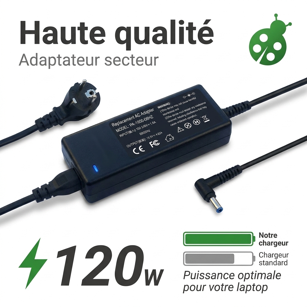 Ladegerate laptop hp  pavilion 15 bc301nf
