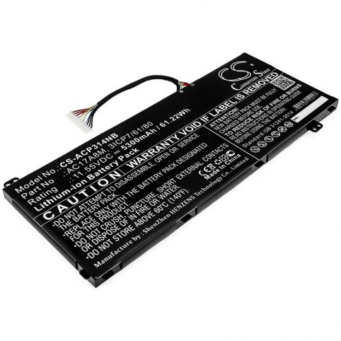 Akkus und ersatzakkus laptop acer spin 3 sp314 52 331fp