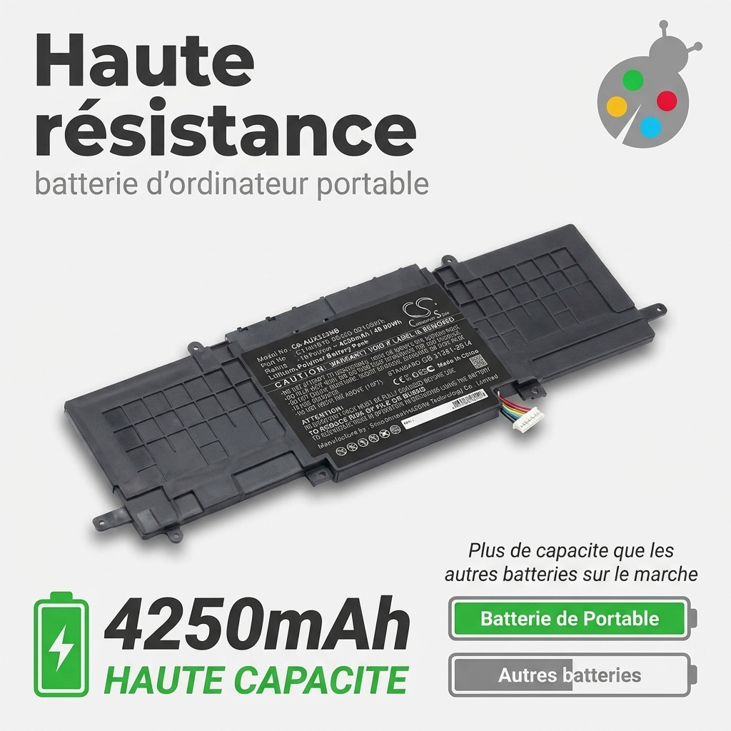 Akkus und ersatzakkus laptop asus zenbook 13 ux333fa 0092s8265u