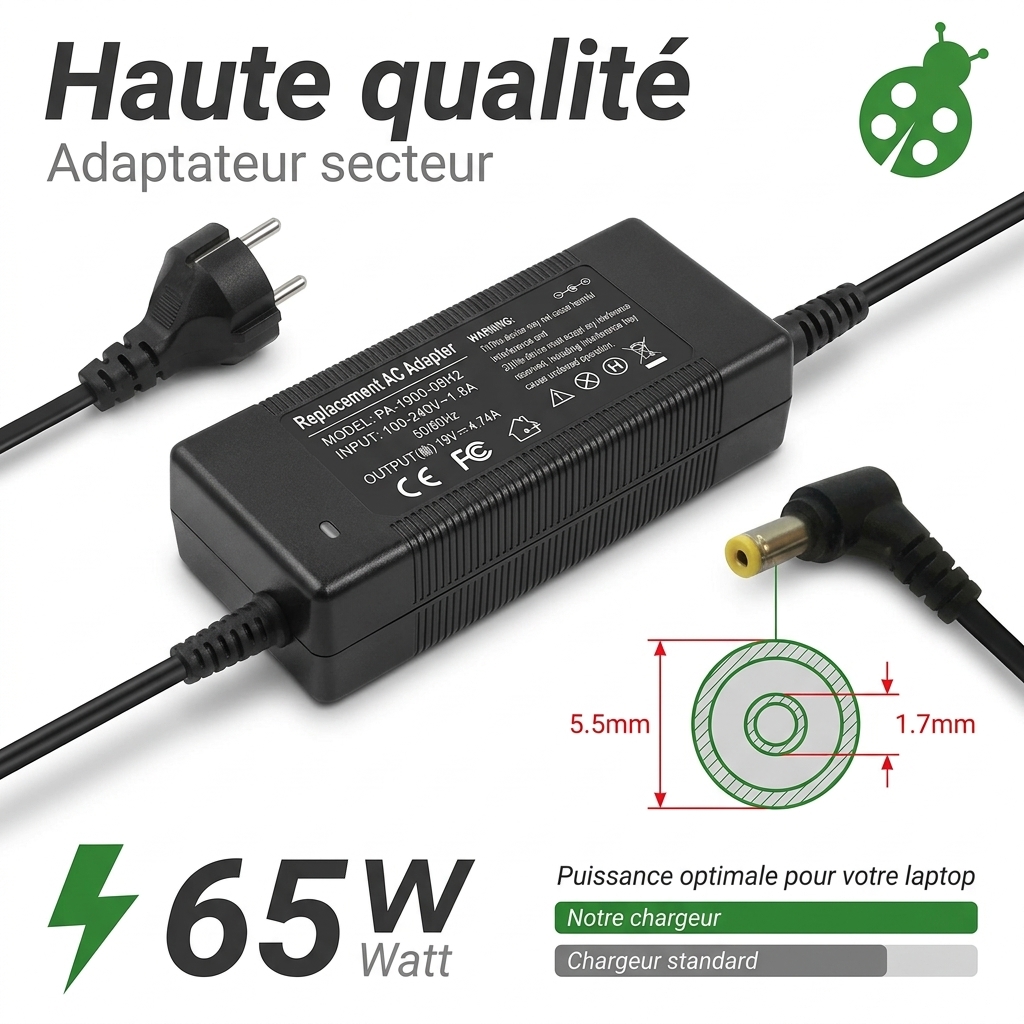 Ladegerate laptop acer aspire e1 432g 29554g50dnss