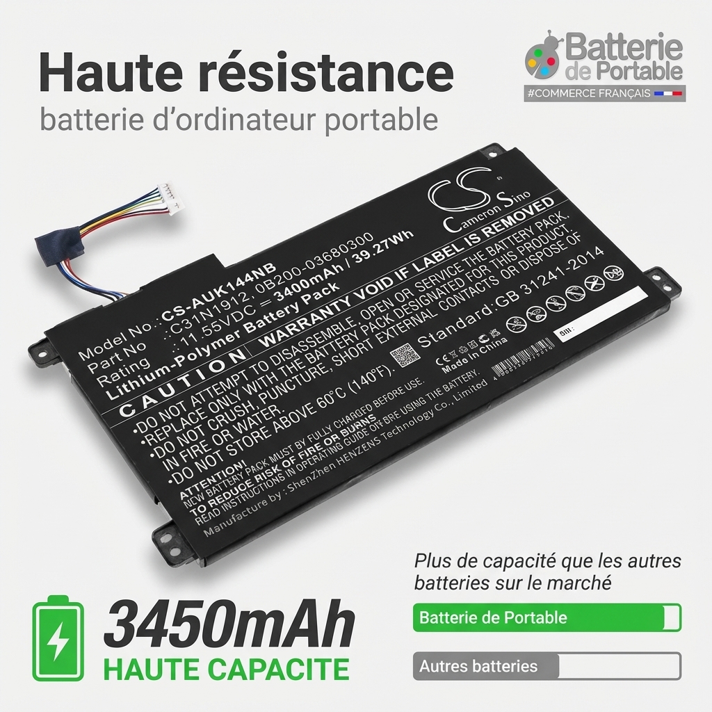 Akkus und ersatzakkus laptop asus vivobook e510ma ej059t