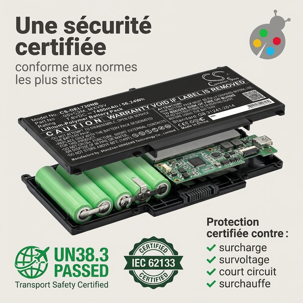 Akkus und ersatzakkus laptop dell latitude 14 7400