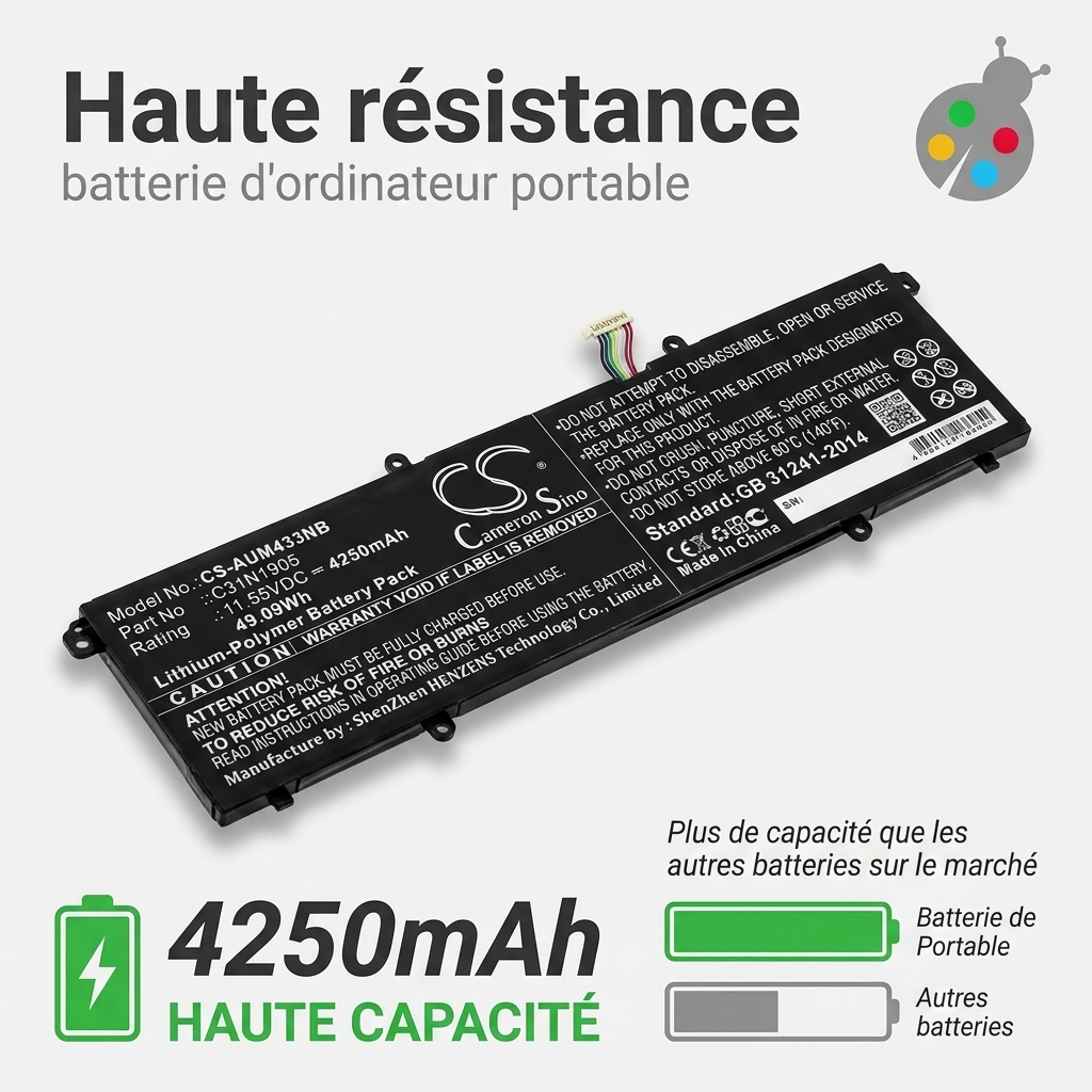 Akkus und ersatzakkus laptop asus vivobook 15 oled x1505za l1511ws