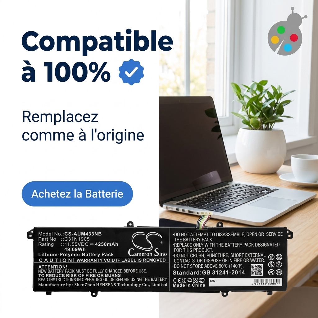 Akkus und ersatzakkus laptop asus vivobook 15 oled x1505za l1511ws