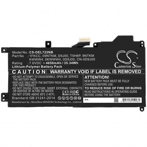 Akkus und ersatzakkus laptop dell latitude 12 7200