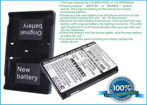 Akkus und ersatzakkus  blackberry rim blackberry pearl 3g, pearl 2, pearl 9100, 