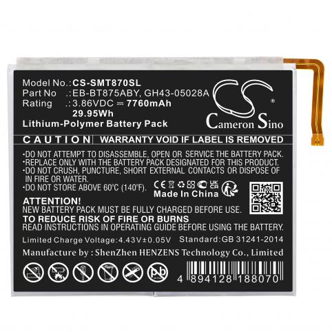 Akkus und ersatzakkus  samsung eb-bt875aby sm-t870