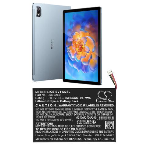 Akkus und ersatzakkus  blackview 3092 tab 12 pro