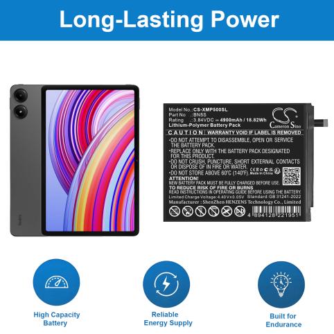Akkus und ersatzakkus tablette redmi pad pro