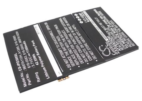 Akkus und ersatzakkus  apple ipad 3 616-0586
