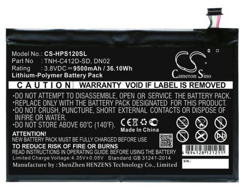 Akkus und ersatzakkus  hp hstnh-c412d-sd pro slate 12