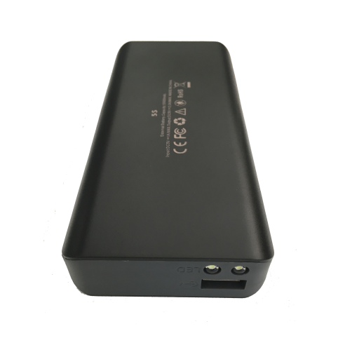 10000 mah schwarze led