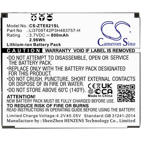 Akkus und ersatzakkus  zte li3709t42p3h483757-h e821