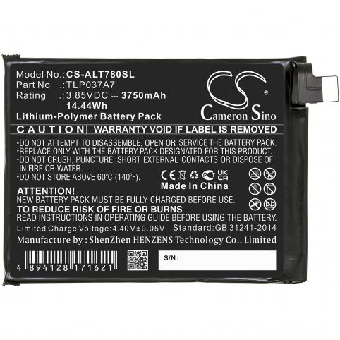 Akkus und ersatzakkus  alcatel tlp037a7 plex