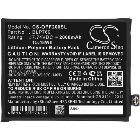 Akkus und ersatzakkus  oppo blp769 find x2
