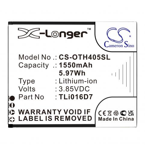 Akkus und ersatzakkus  alcatel tli016d7 u3 2018 4g