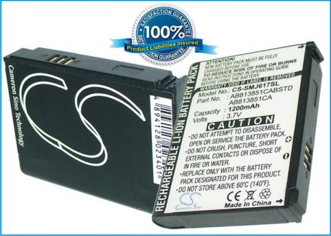 Akkus und ersatzakkus  samsung noirjack ii , sgh-i617 , sph-m300 , samsung strip