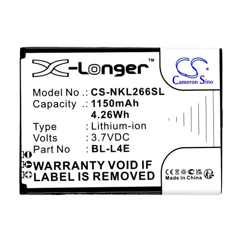 Akkus und ersatzakkus  nokia bl-l4e 2660 flip 4g