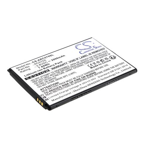 Akku für telefon archos ac570x oxygen 57 akkus und ersatzakkus telefon