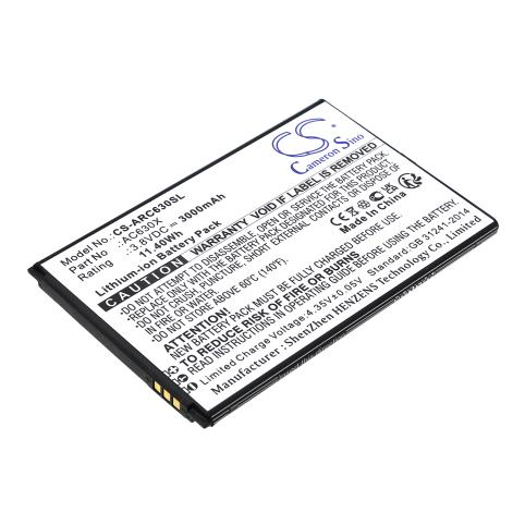 Akku für telefon archos ac630x oxygen 63 akkus und ersatzakkus telefon
